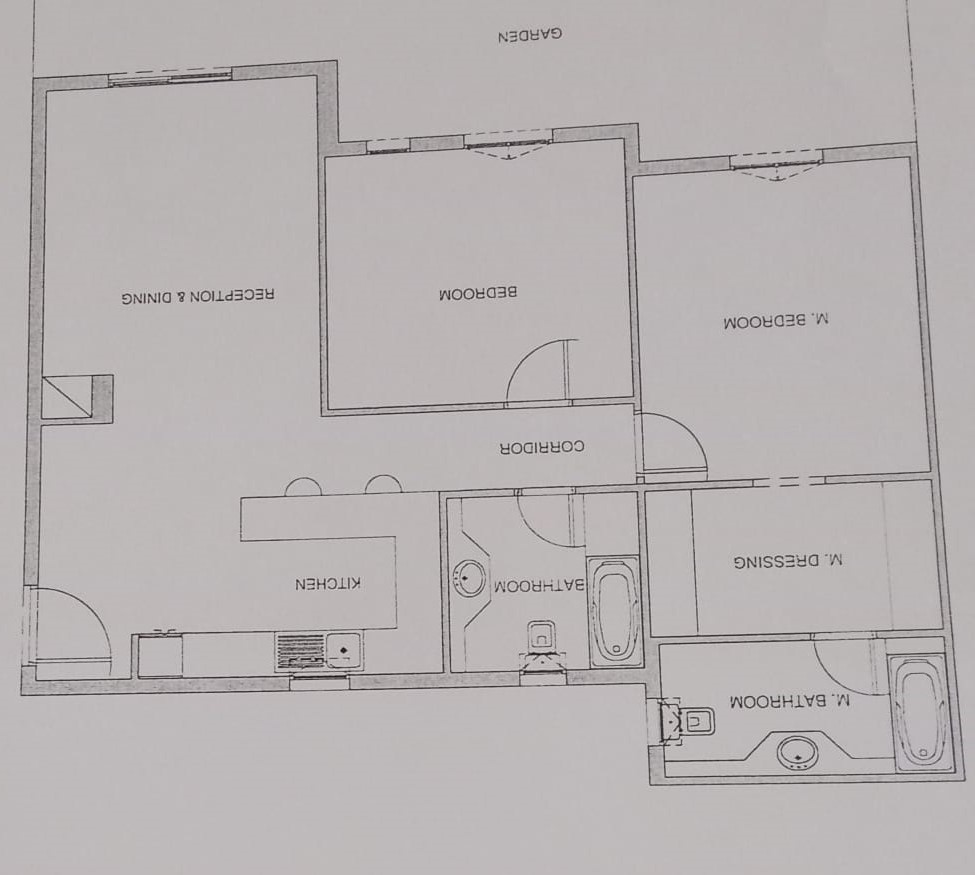 Floor plan for apartment at Aliva Mountain View Mostakbal City