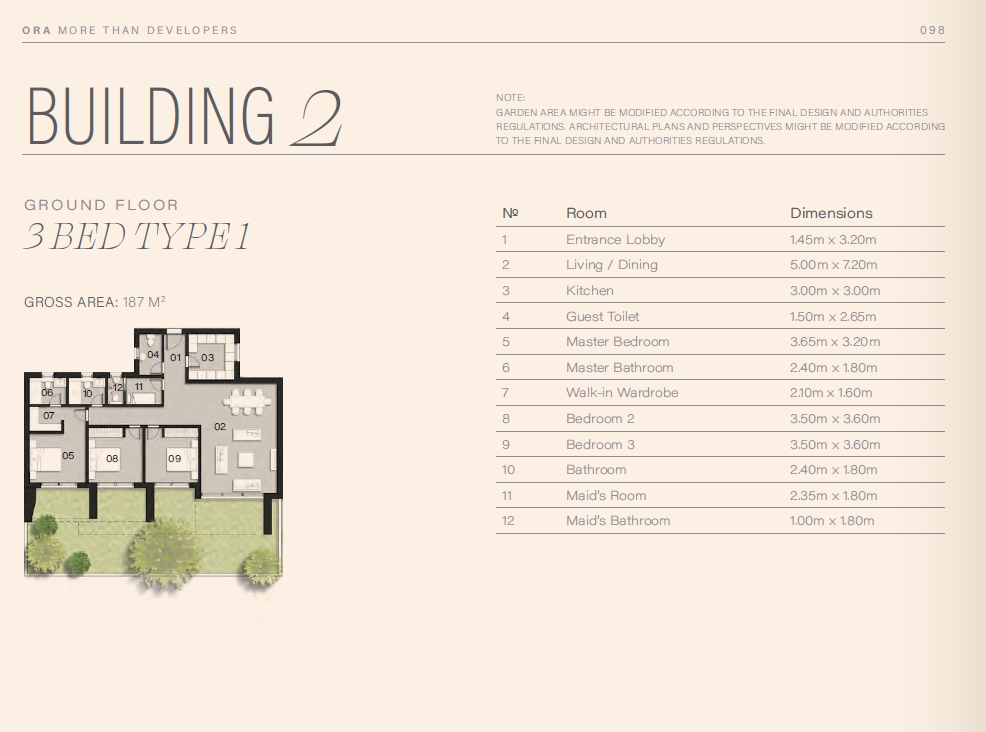 Floor plan for apartment at ZED