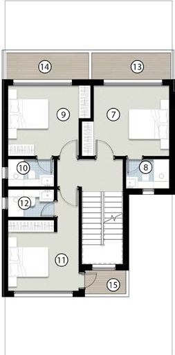 Floor plan for townhouse at Silvertown Silversands