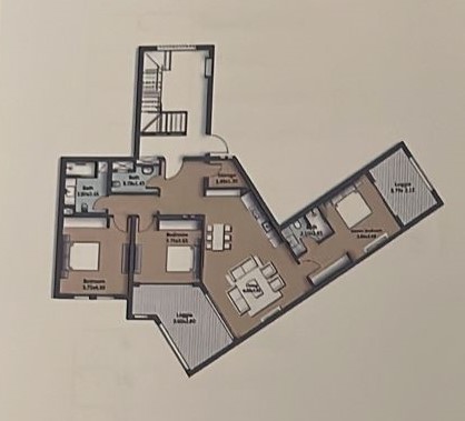Floor plan for apartment at Mangroovy