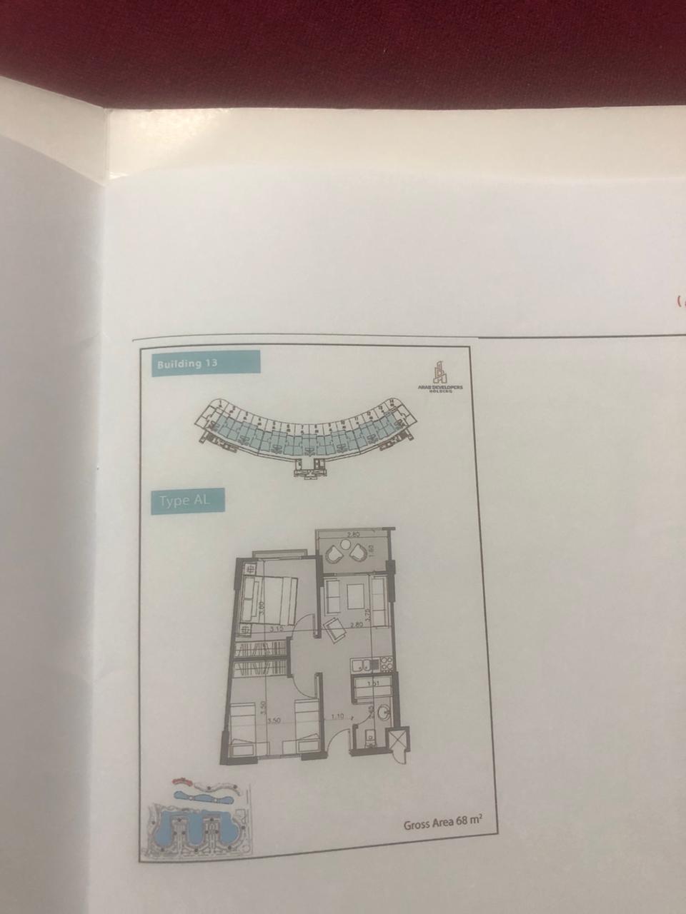 Floor plan for chalet at Golf Porto Marina