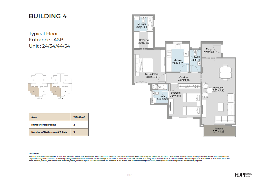 Floor plan for apartment at Talda