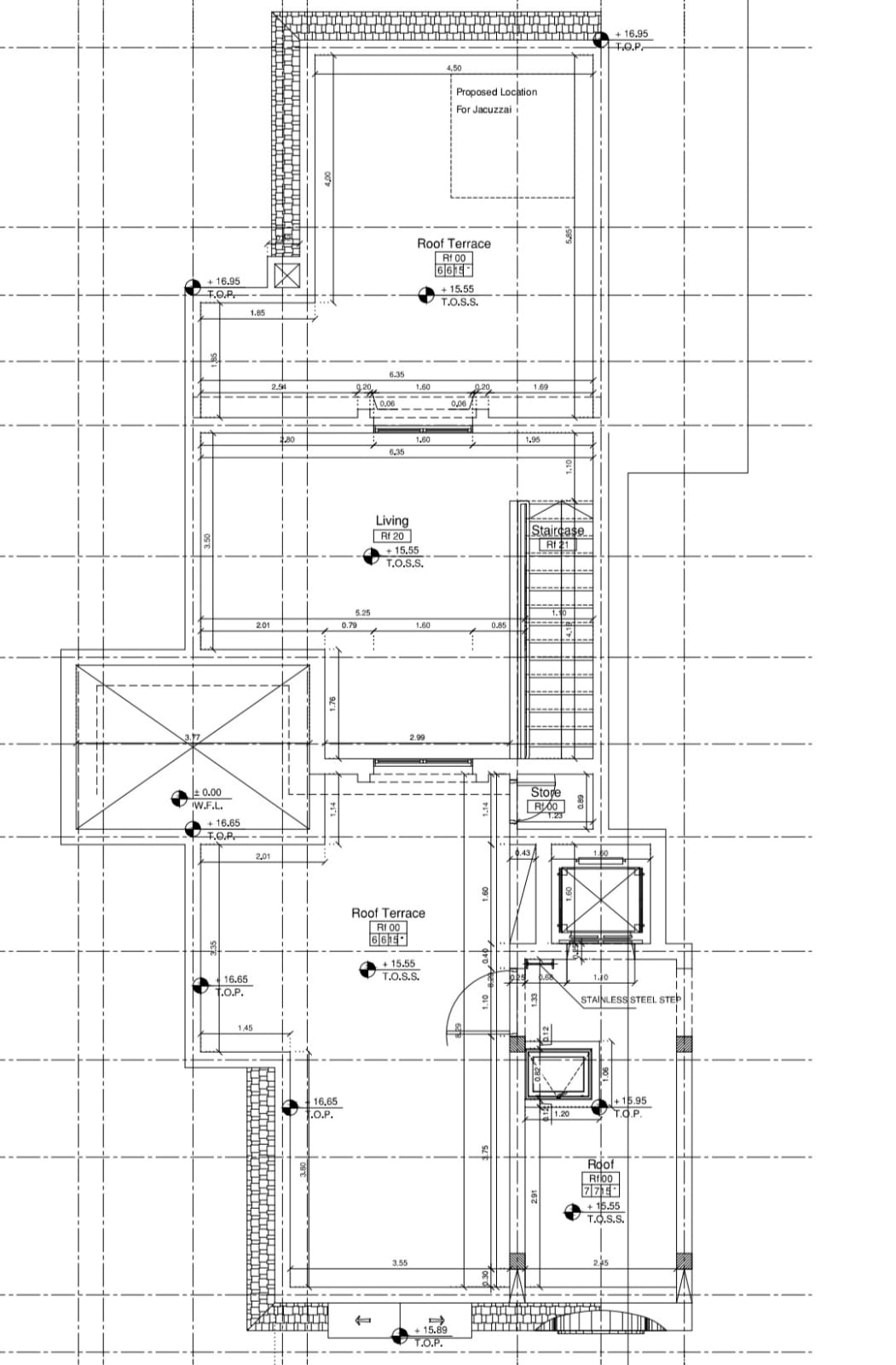 Floor plan for penthouse at Mountain View Hyde Park