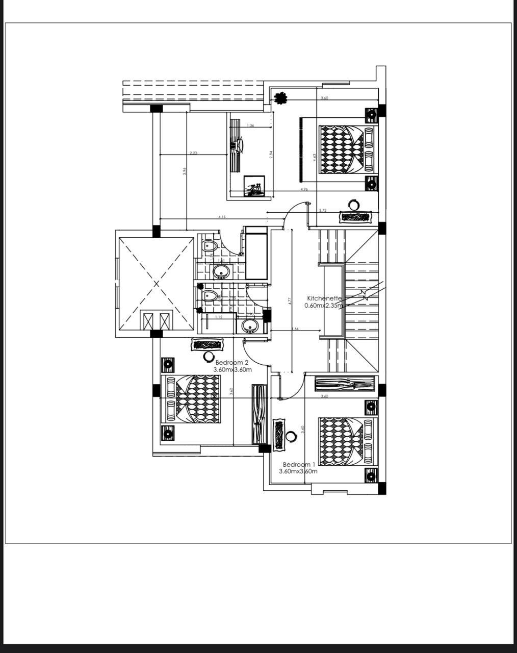 Floor plan for townhouse at The Crown