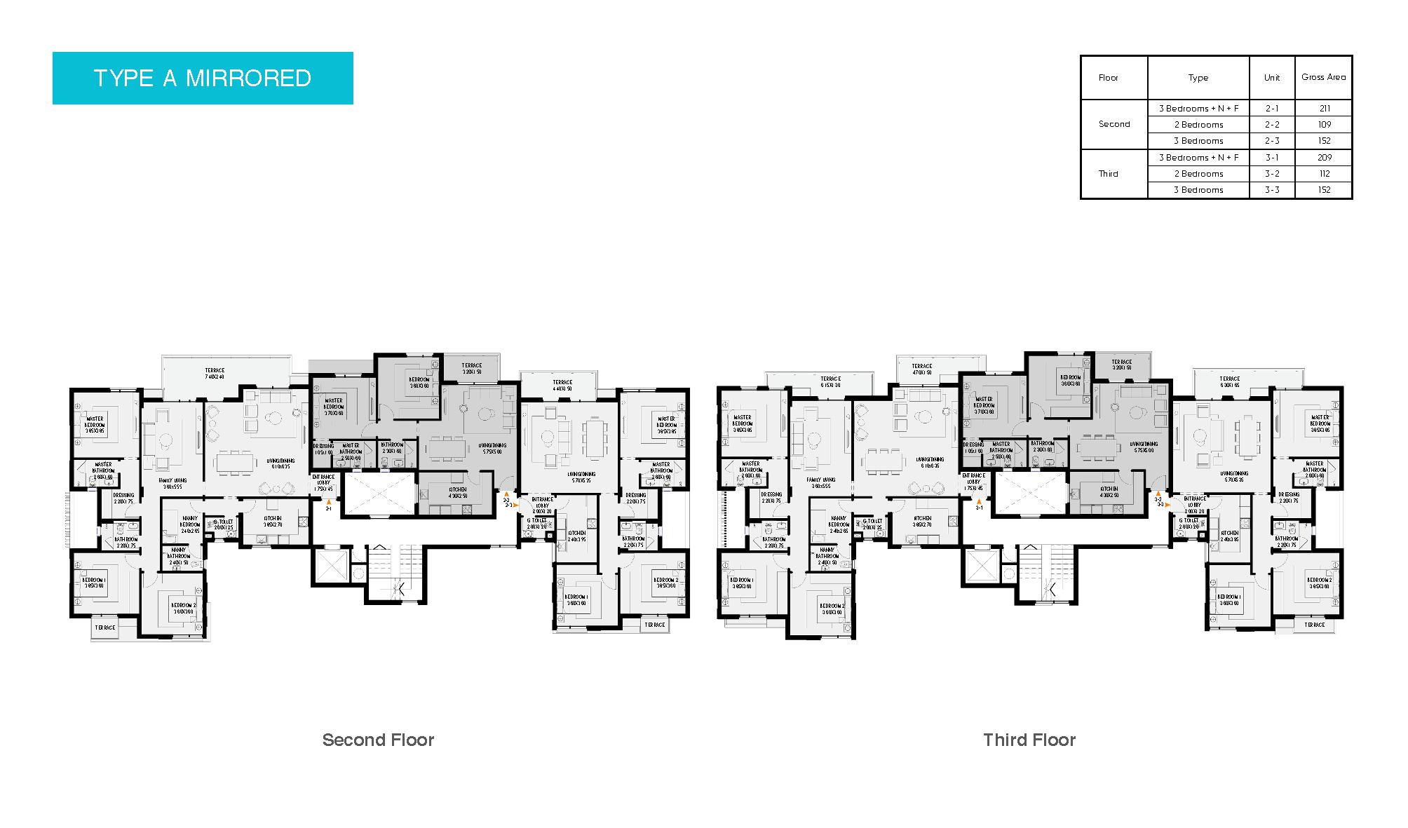 Floor plan for apartment at O West Orascom
