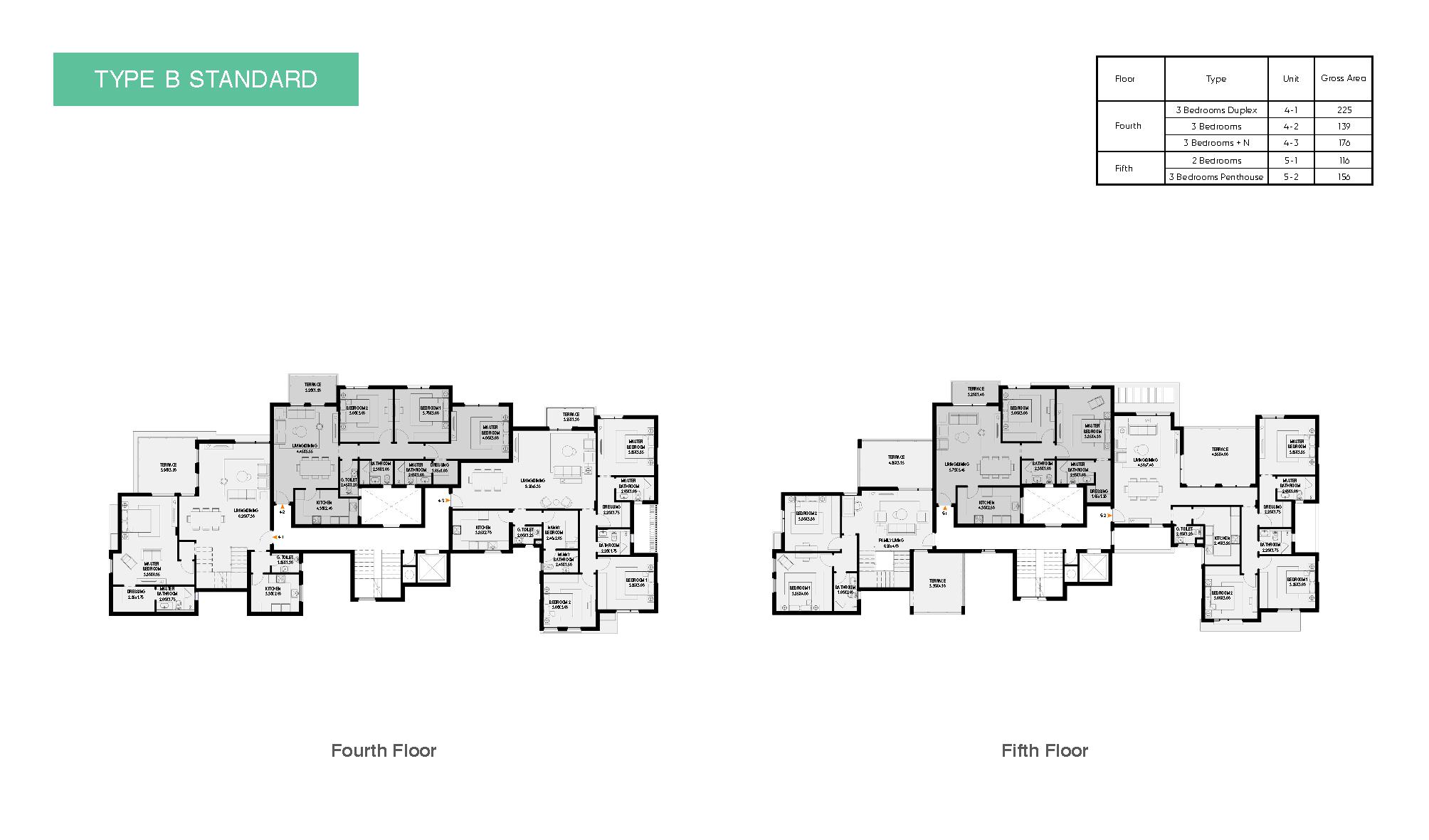 Floor plan for apartment at O West Orascom