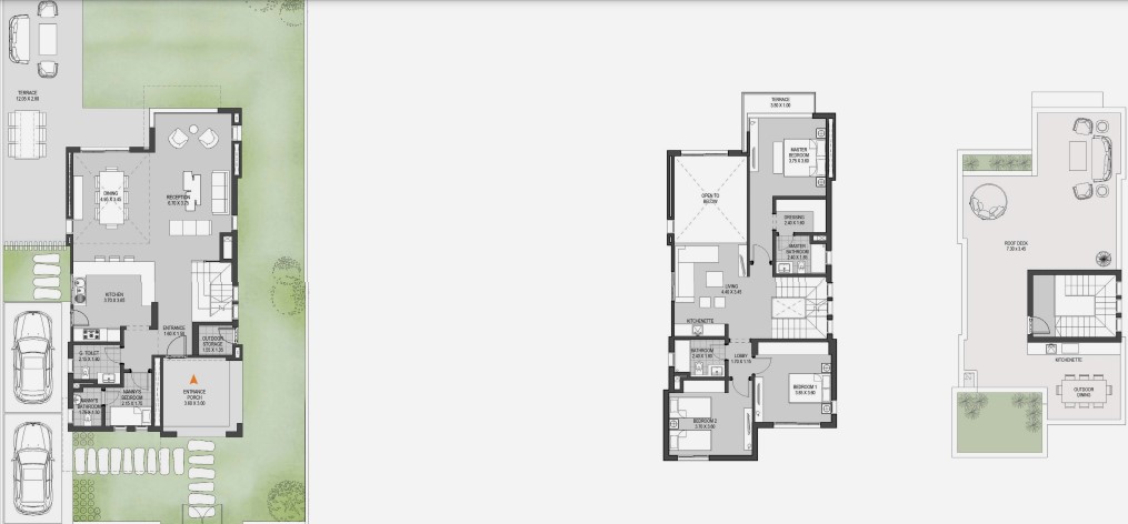 Floor plan for villa at O West Orascom