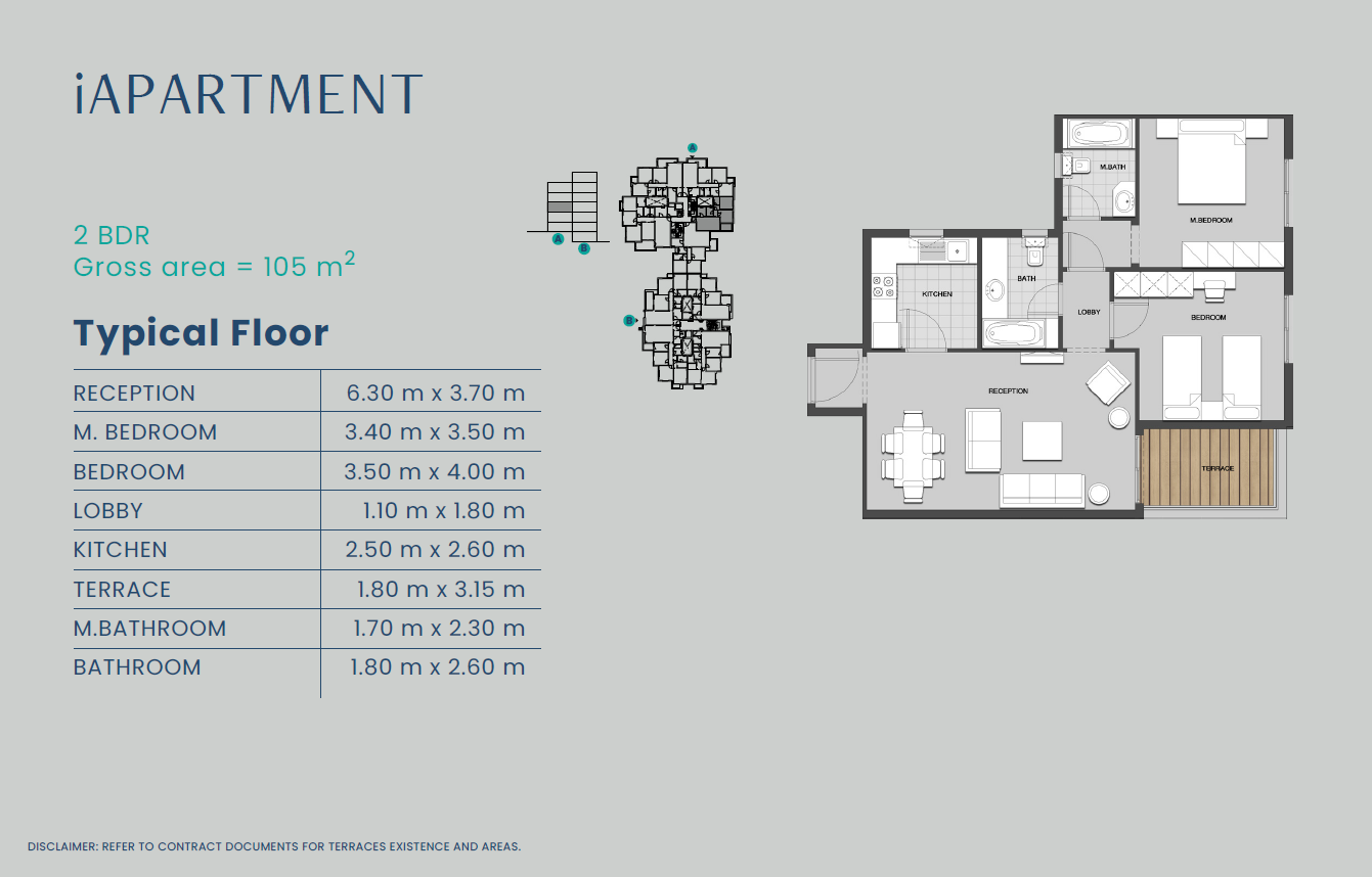 Floor plan for apartment at Mountain View iCity October