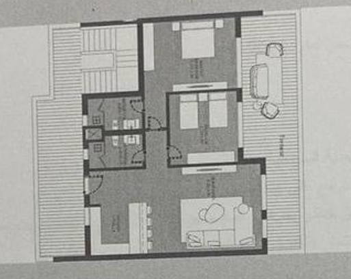 Floor plan for apartment at Playa Ghazala