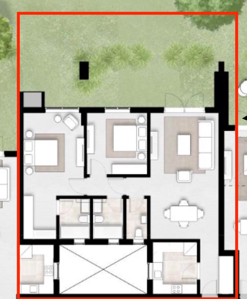 Floor plan for apartment at ZED