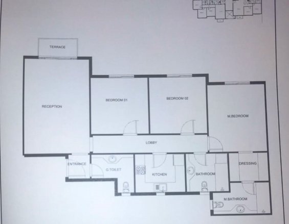 Floor plan for apartment at Mountain View iCity October