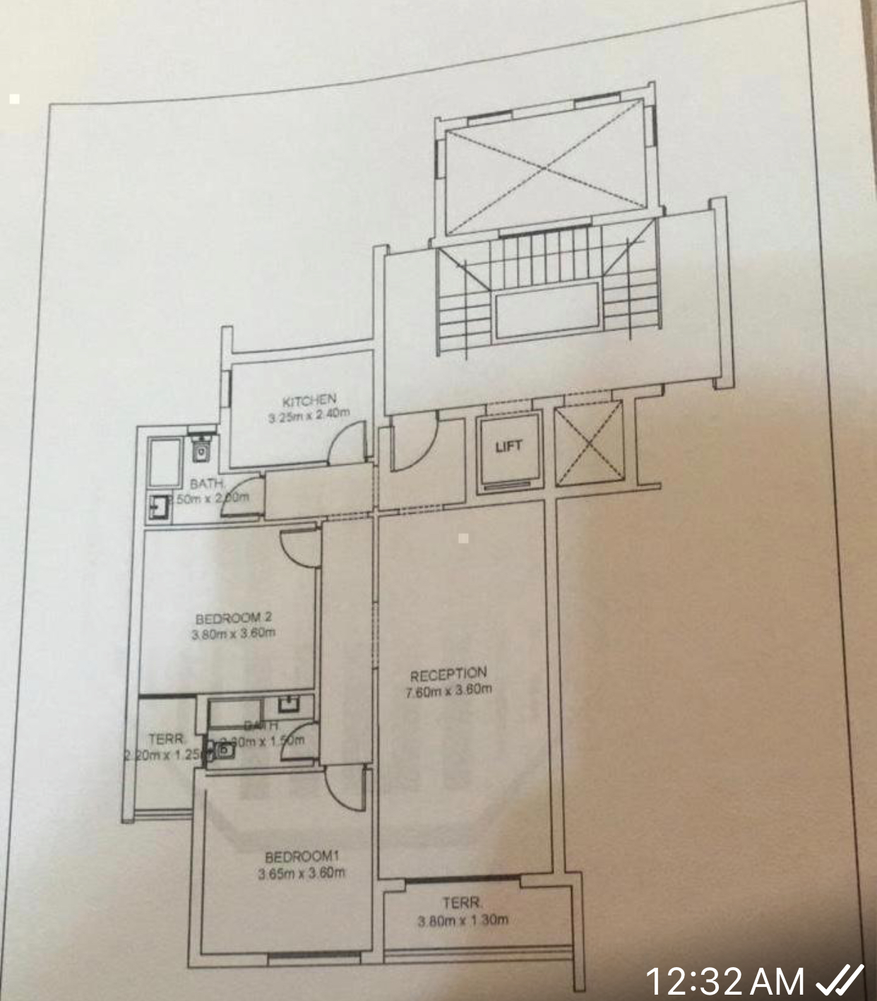 Floor plan for apartment at Fifth Square Al Marasem