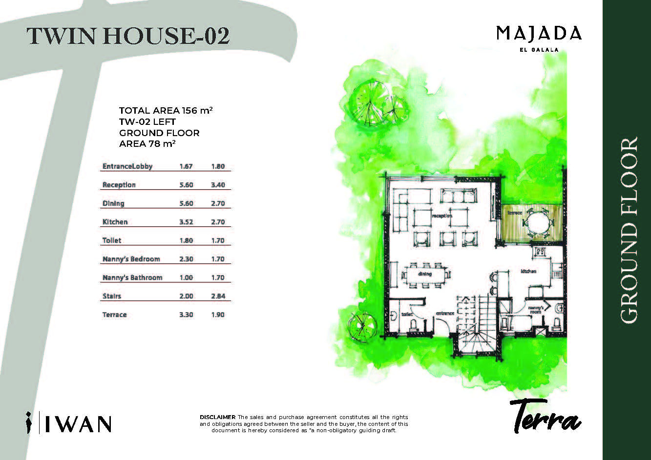 Floor plan for  at Majada Iwan