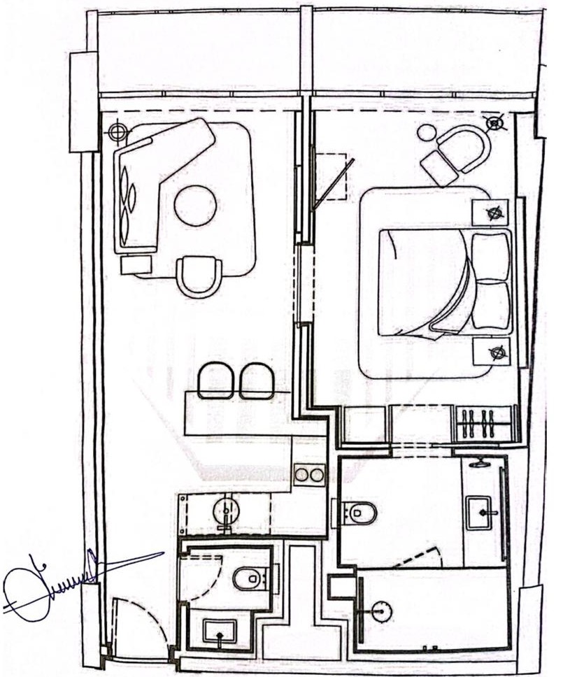 Floor plan for apartment at Fifth Square Al Marasem