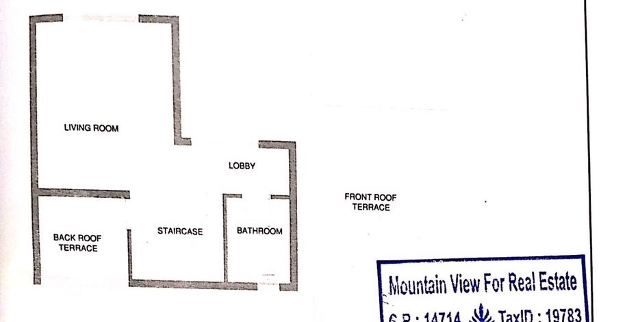 Floor plan for duplex at Aliva Mountain View Mostakbal City