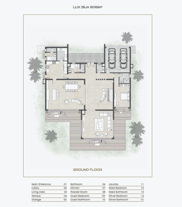 Floor plan for villa at Katameya Coast