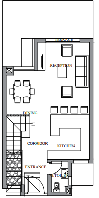 Floor plan for villa at Shamasi