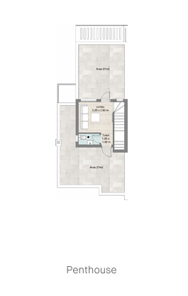 Floor plan for townhouse at Hyde Park North - Seashore