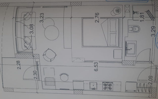 Floor plan for apartment at Il Monte Galala