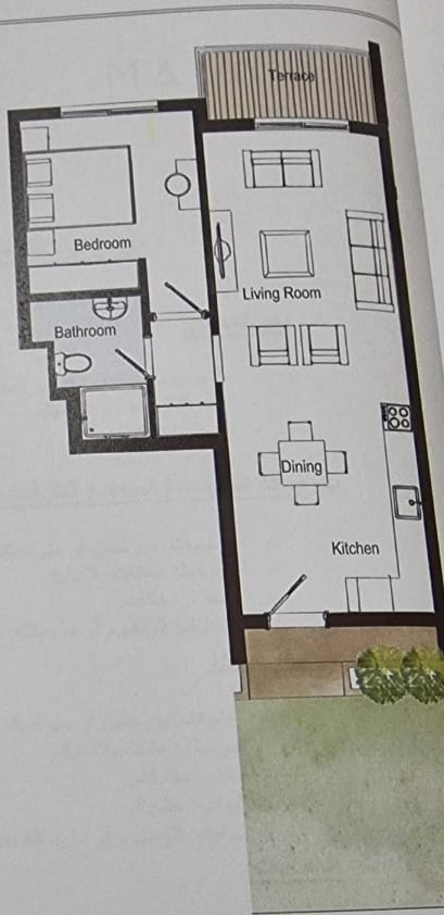 Floor plan for chalet at Majada Iwan