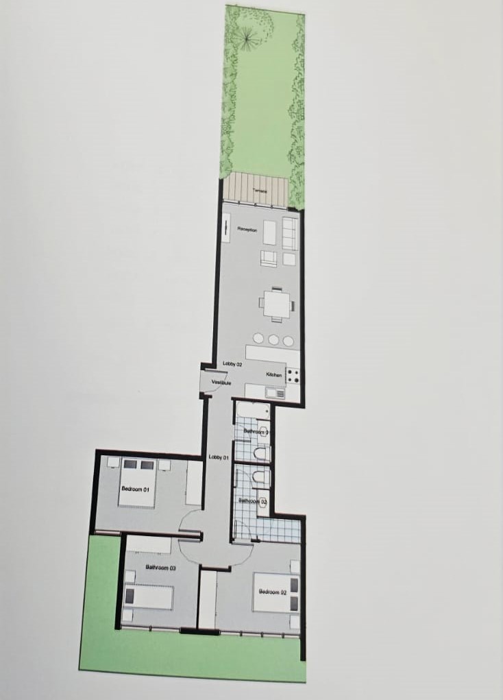 Floor plan for chalet at Murano