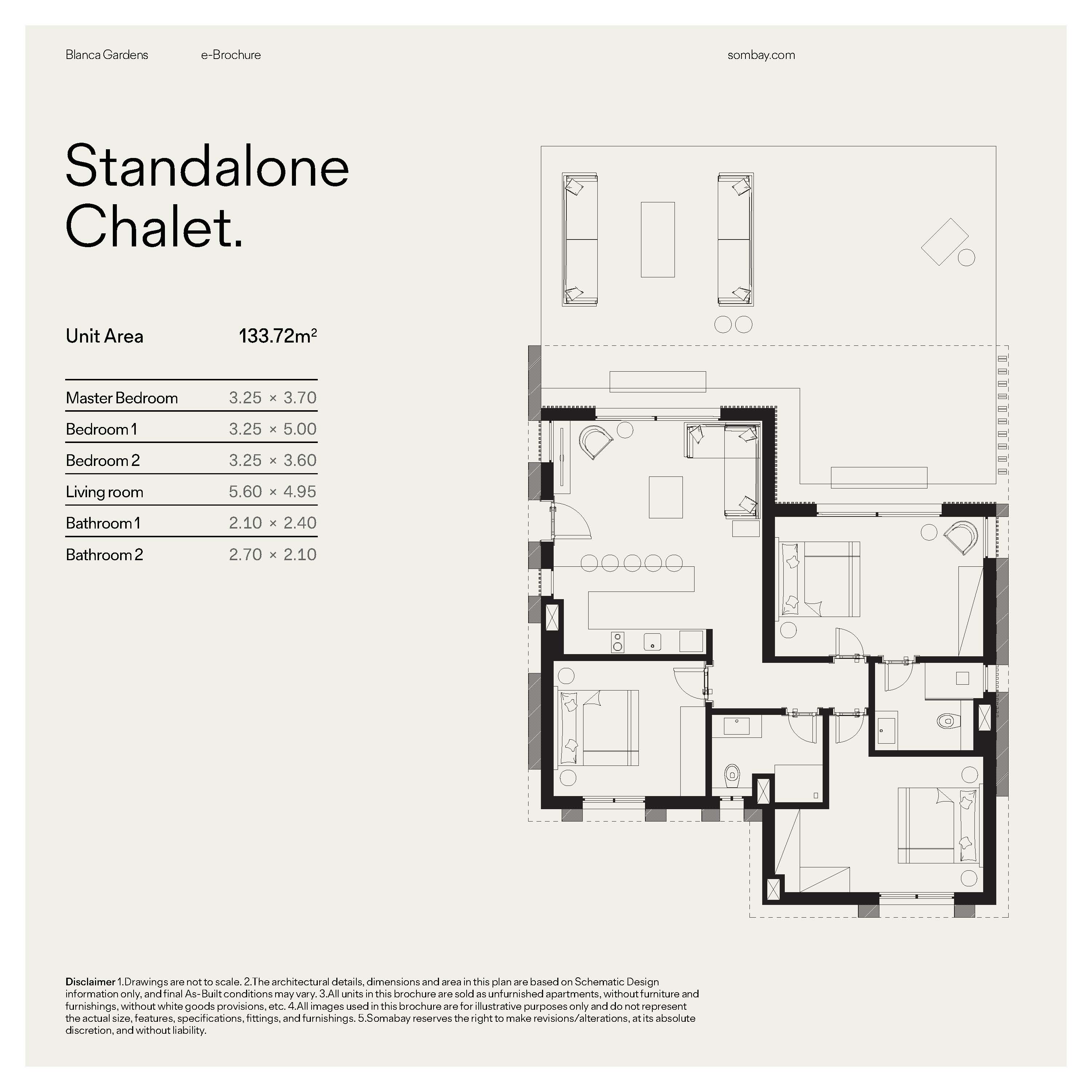 Floor plan for apartment at Blanca