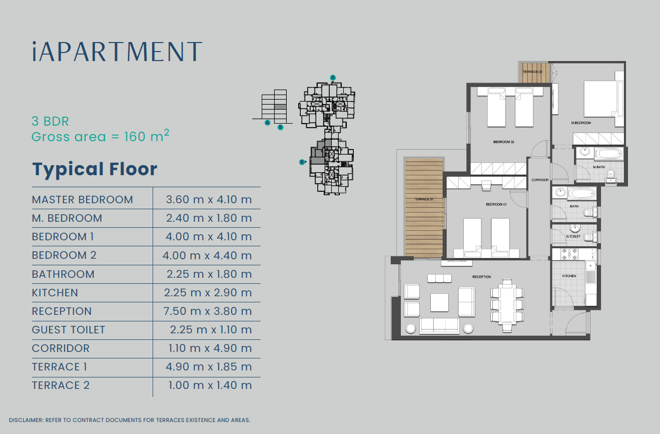 Floor plan for apartment at Mountain View iCity October