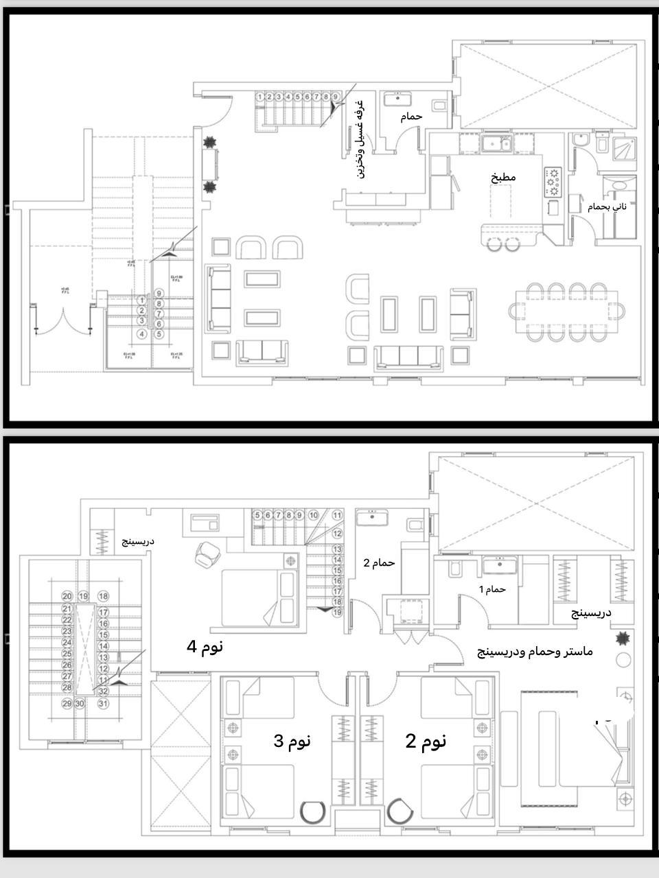 Floor plan for duplex at Eastown