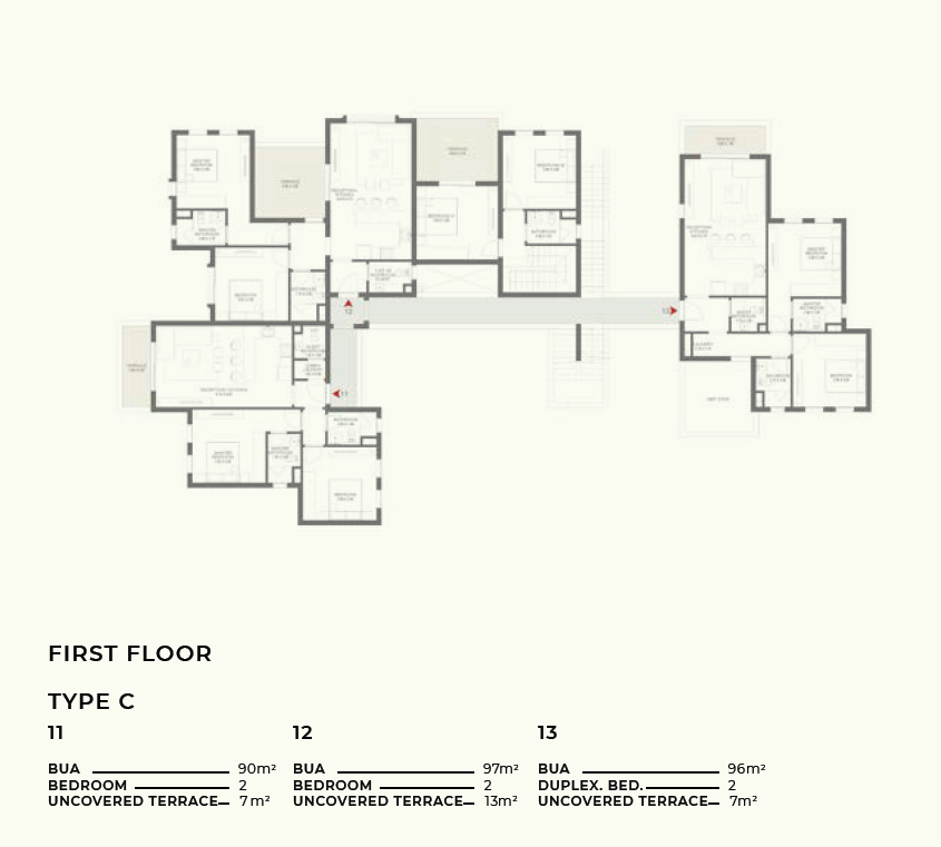 Floor plan for chalet at DUA
