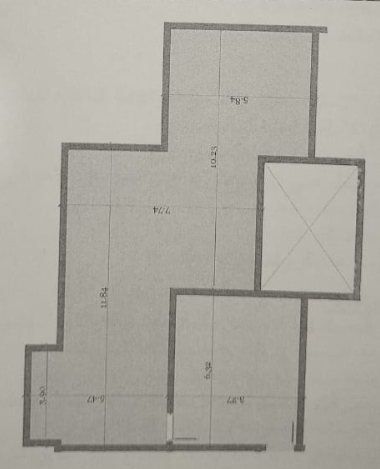 Floor plan for studio at Valencia Valley