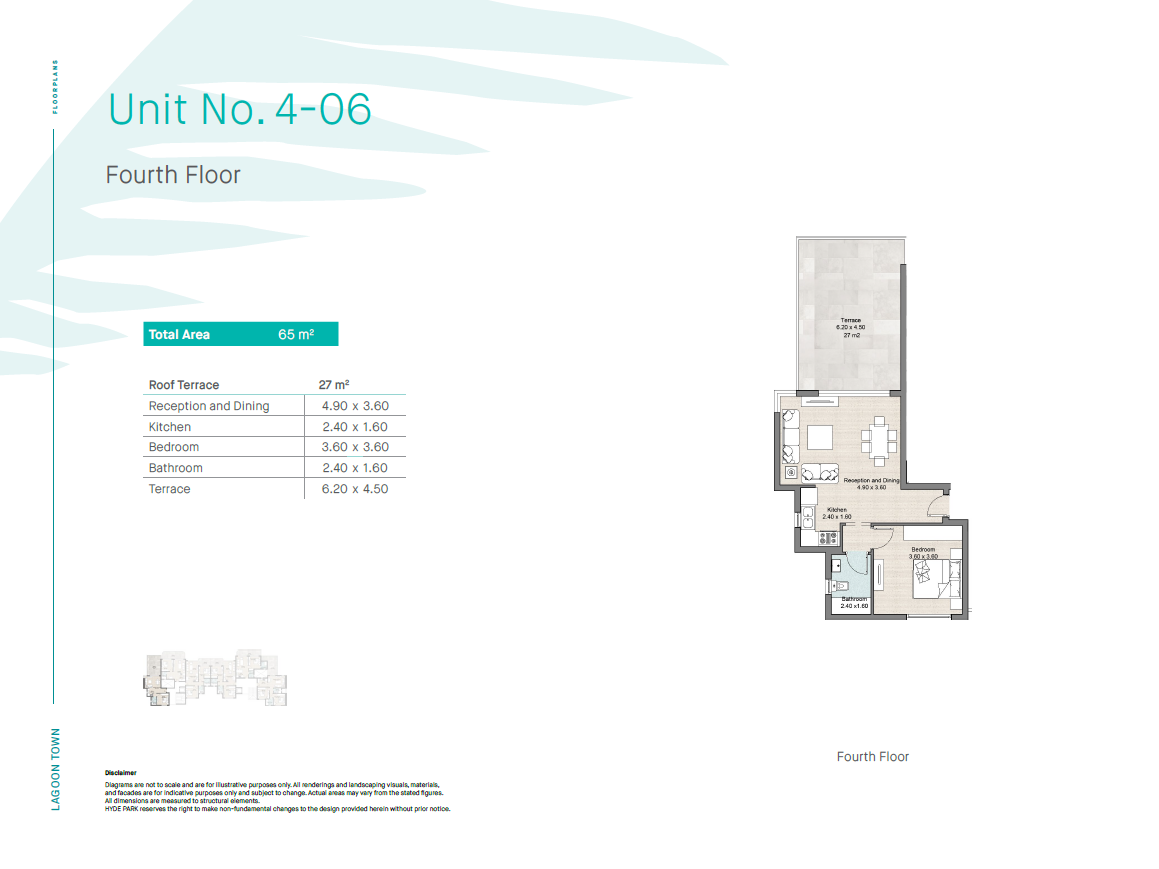 Floor plan for chalet at Hyde Park North - Seashore