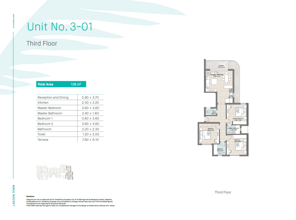 Floor plan for chalet at Hyde Park North - Seashore