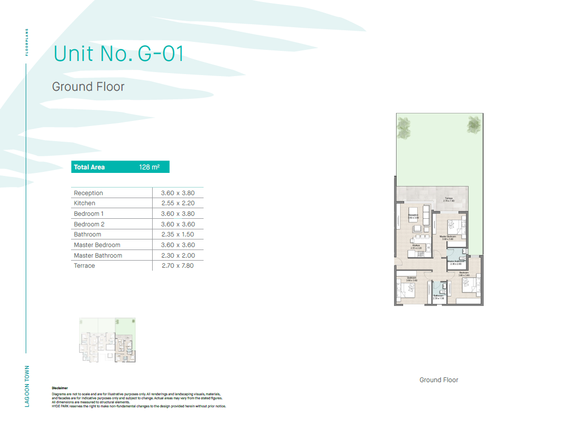 Floor plan for apartment at Hyde Park North - Seashore