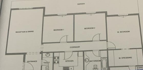 Floor plan for apartment at Aliva Mountain View Mostakbal City