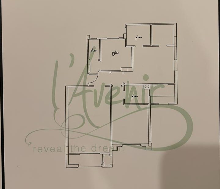 Floor plan for apartment at L’Avenir