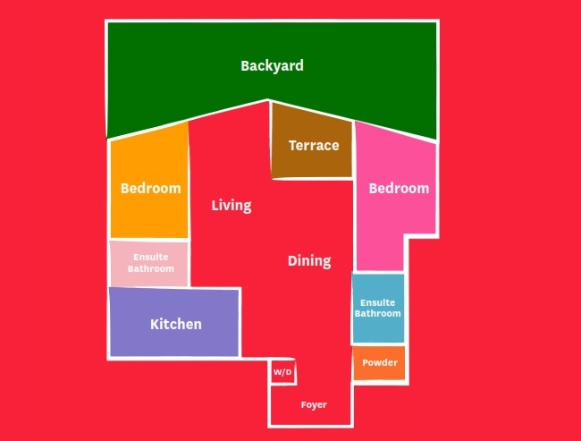 Floor plan for apartment at Kinda