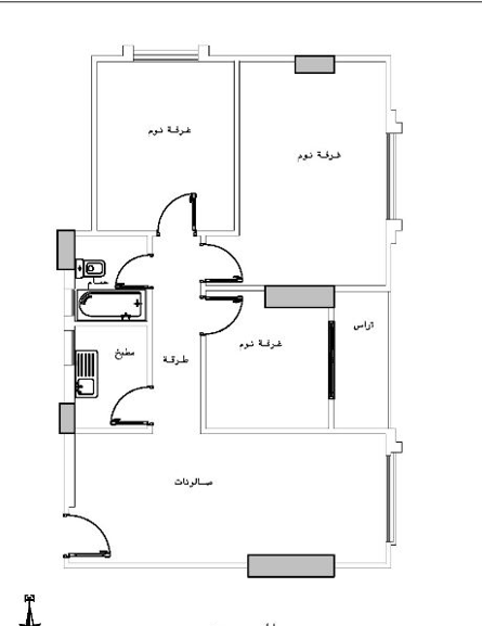 Floor plan for apartment at Makany Kattameya