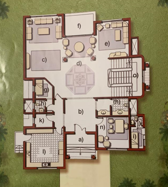 Floor plan for villa at El Shorouk Springs