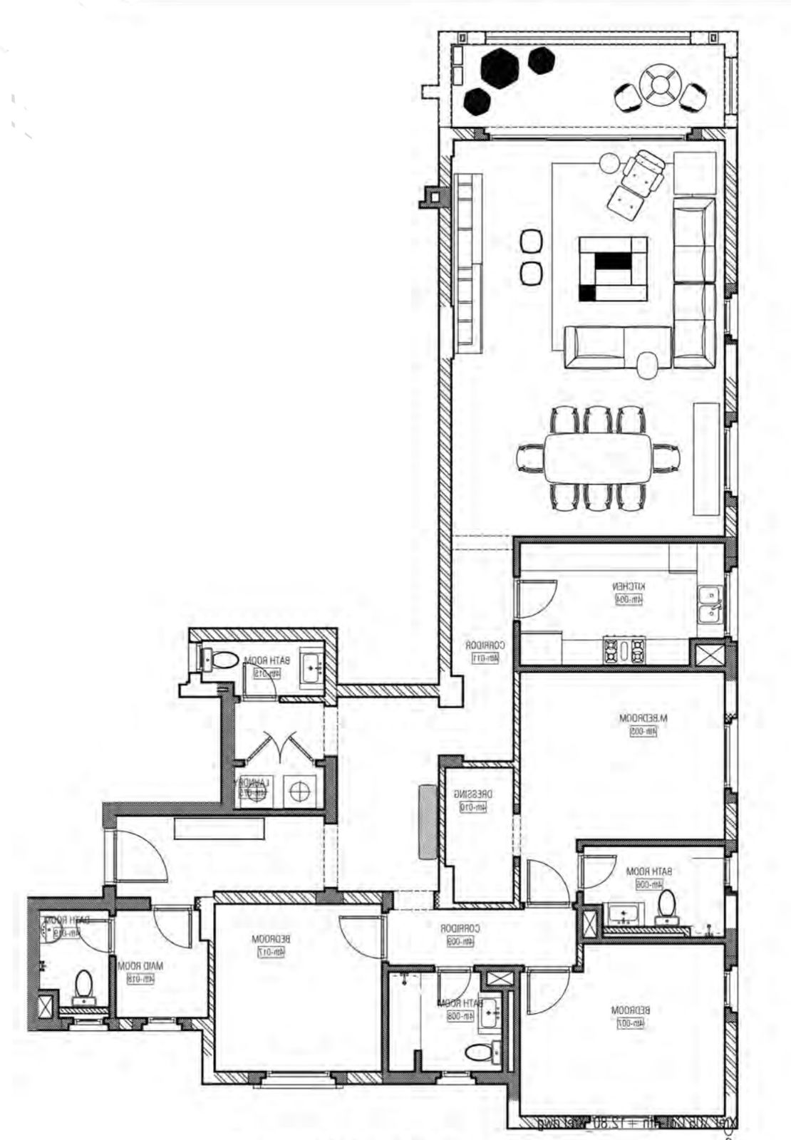 Floor plan for apartment at Mivida