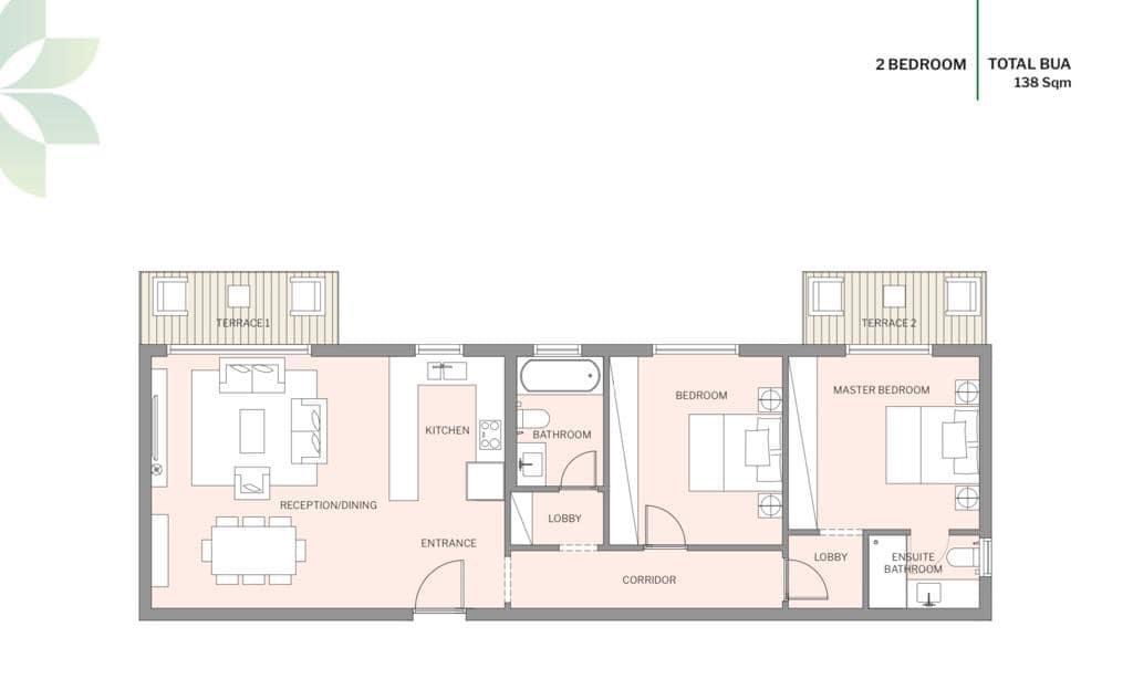 Floor plan for apartment at Park View - Haptown