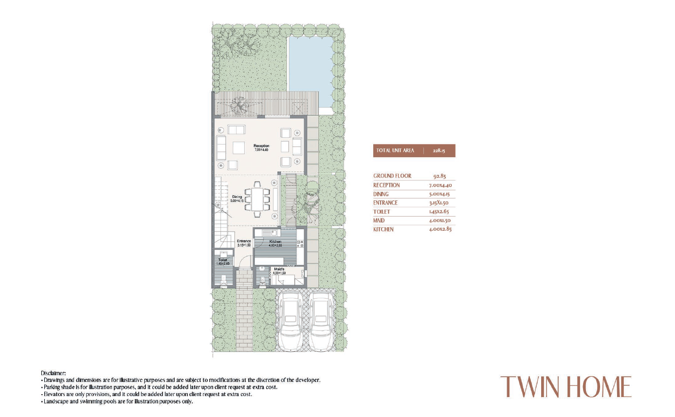 Floor plan for  at The Willows