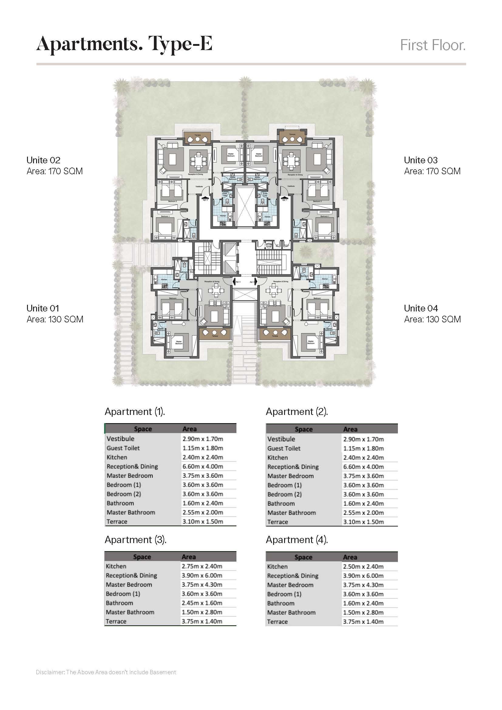 Floor plan for apartment at Ever New Cairo