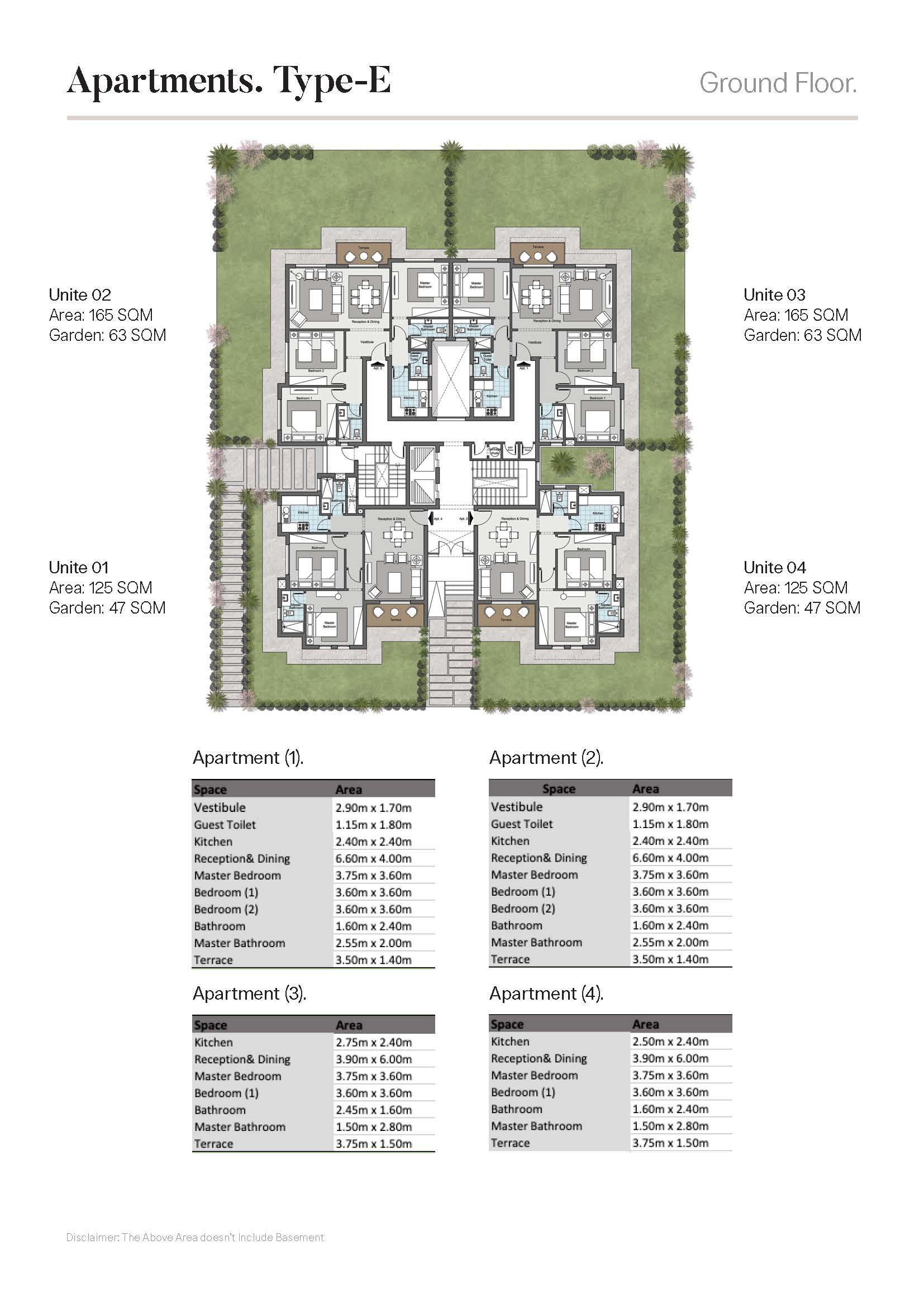 Floor plan for apartment at Ever New Cairo
