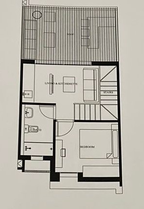 Floor plan for townhouse at LVLS Mountain View