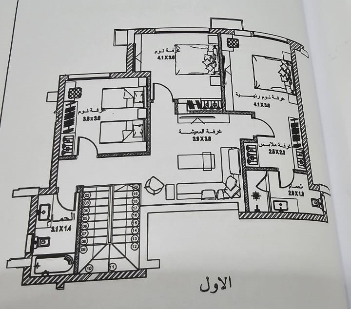 Floor plan for duplex at Creektown