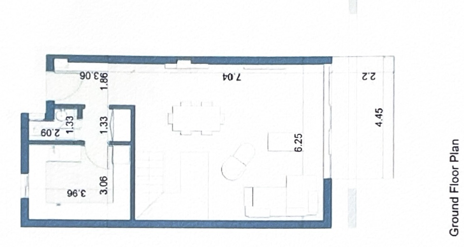 Floor plan for villa at Salt
