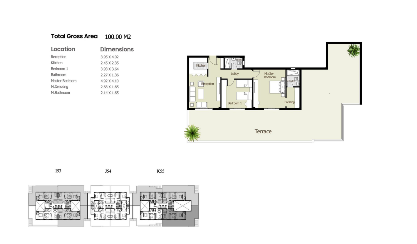 Floor plan for apartment at Azad Views