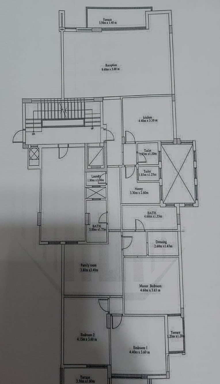 Floor plan for apartment at Fifth Square Al Marasem