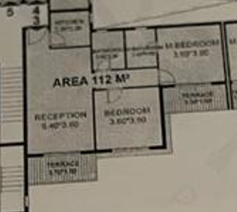 Floor plan for apartment at Il Bosco City