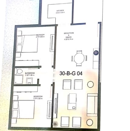 Floor plan for apartment at Lumia Residence- New Capital